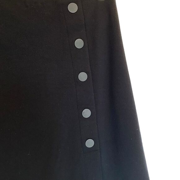 CAbi Women's 6 A-Line Button Detail Ponte Knit Utility Skirt - Picture 5 of 9